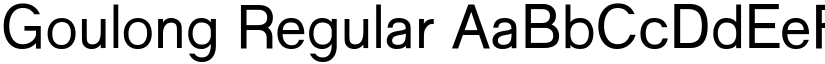 Goulong Regular font