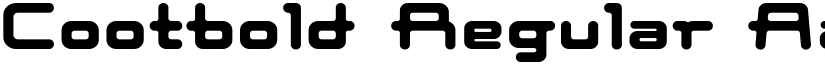 Cootbold Regular font