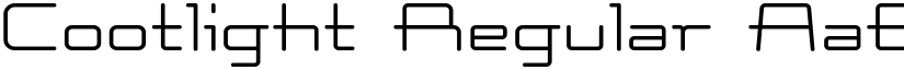Cootlight Regular font