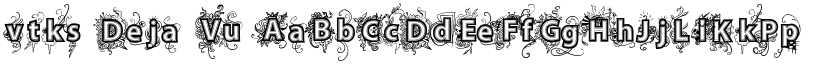 vtks Deja Vu font