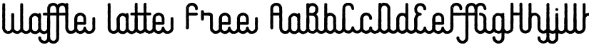 Waffle Latte Free font