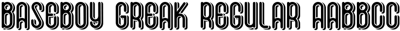Baseboy Greak font download