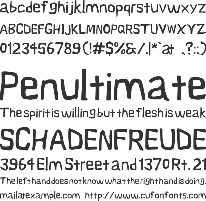 Vapor font preview