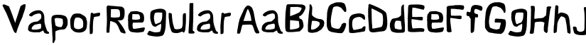 Vapor Regular font