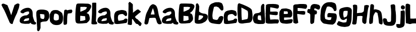 Vapor Black font
