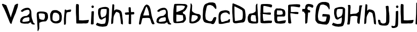 Vapor Light font