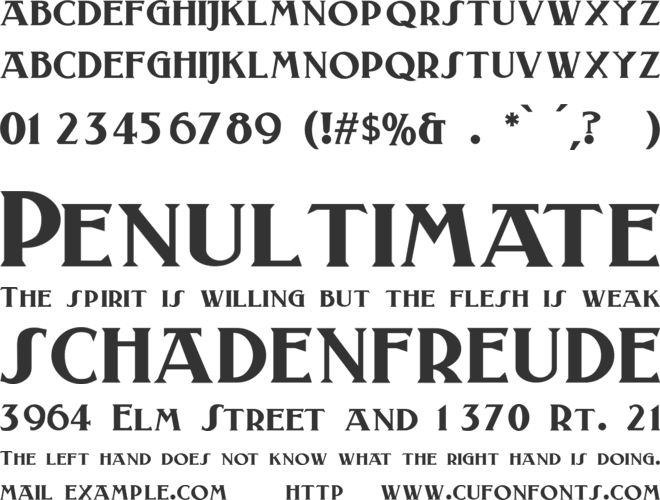 Laconick-NormalA font preview