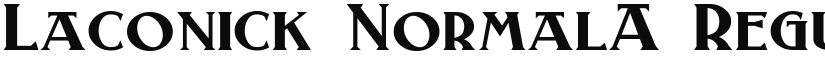 Laconick-NormalA font download