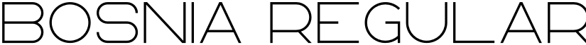 Bosnia Regular font