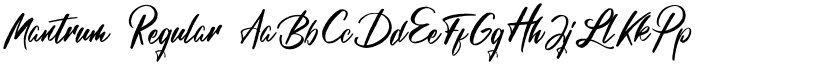 Mantrum font download