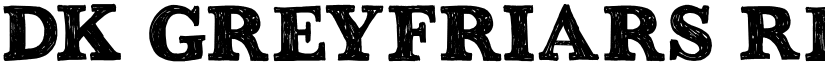 DK Greyfriars Regular font