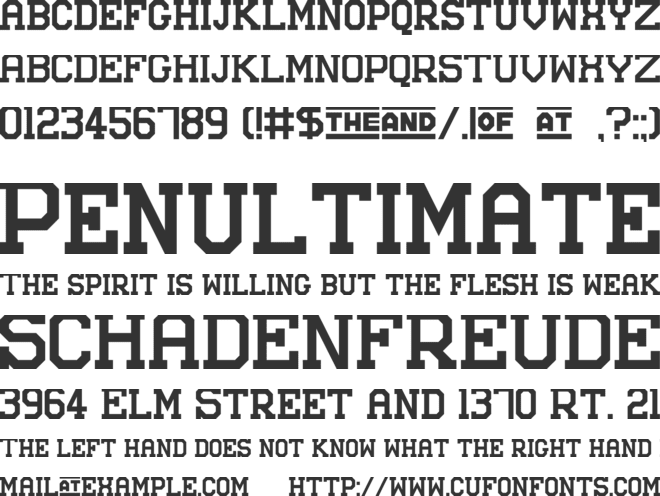Stuttgart Messe font preview