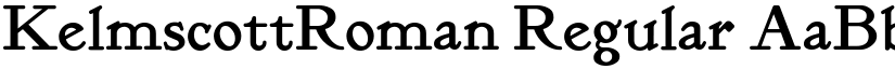 KelmscottRoman Regular font