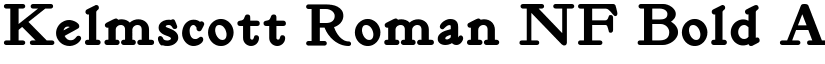 Kelmscott Roman NF Bold font