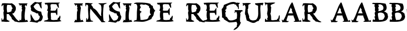 Rise Inside Regular font