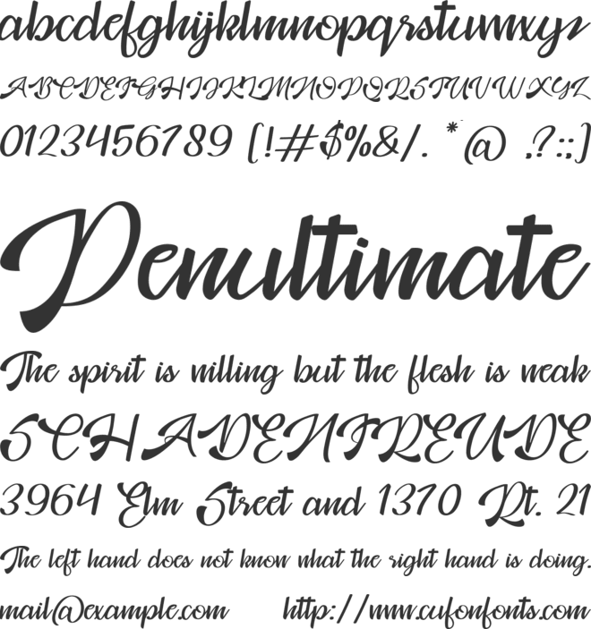 Mosgrade Personal Use font preview