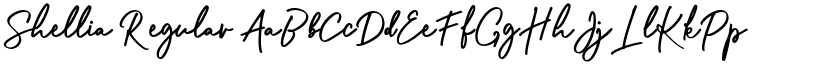 Shellia Regular font