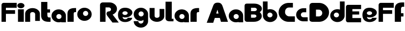 Fintaro Regular font