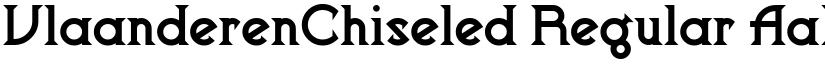 VlaanderenChiseled Regular font