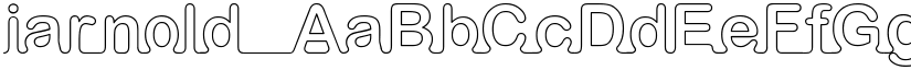 iarnold font