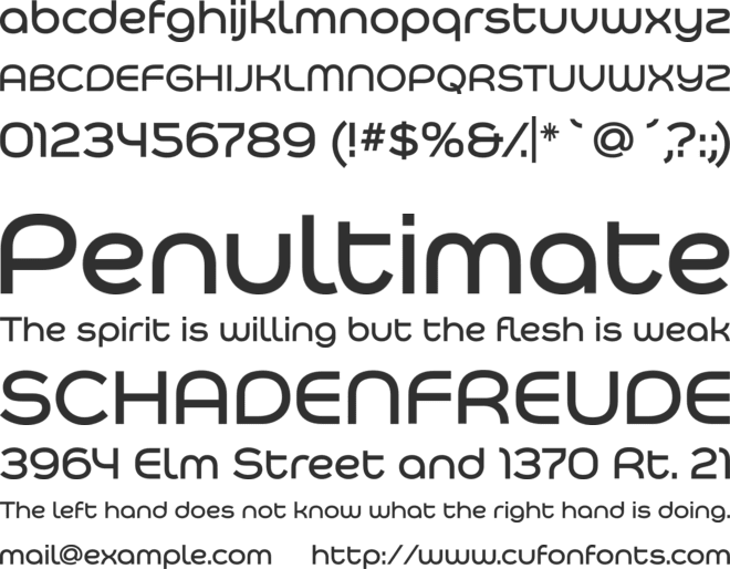 BauhausBuglerW00-Medium font preview
