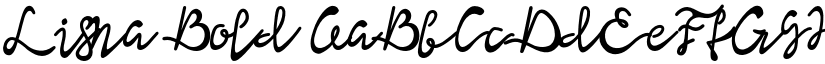 Lisna Bold font