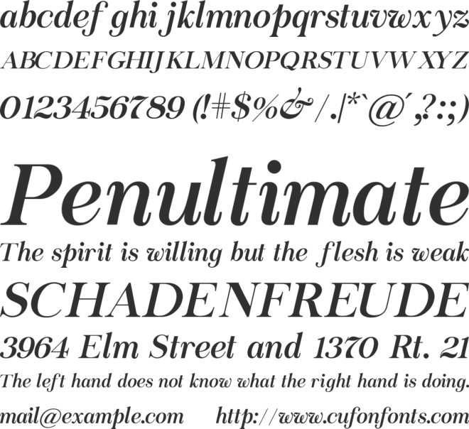 Chapaza font preview