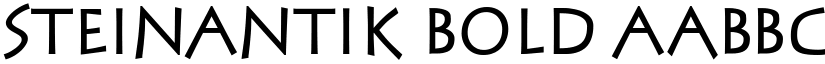 SteinAntik Bold font