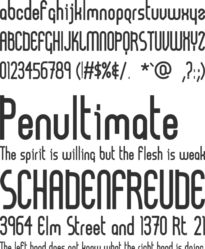 AB FatChic font preview