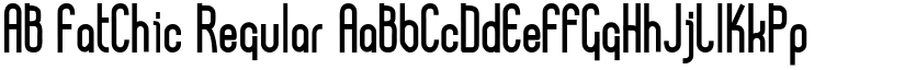 AB FatChic Regular font