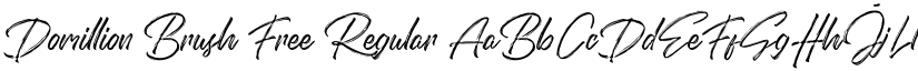 Domillion Brush Free font download