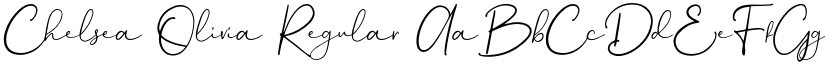 Chelsea Olivia Regular font