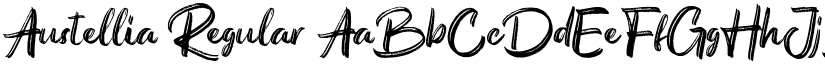 Austellia Regular font