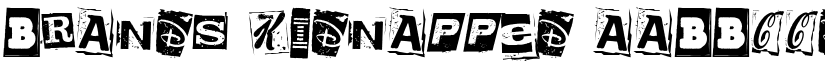Brands Kidnapped font