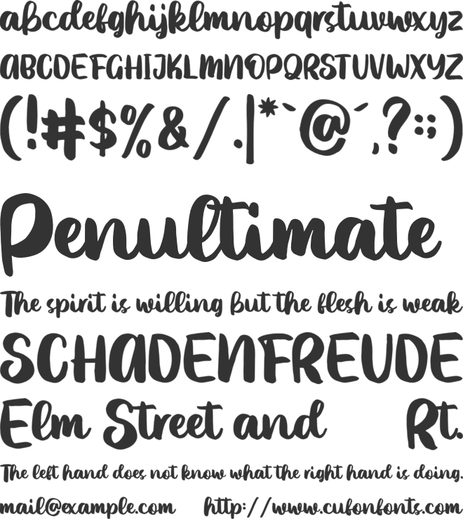 Ice Valley font preview