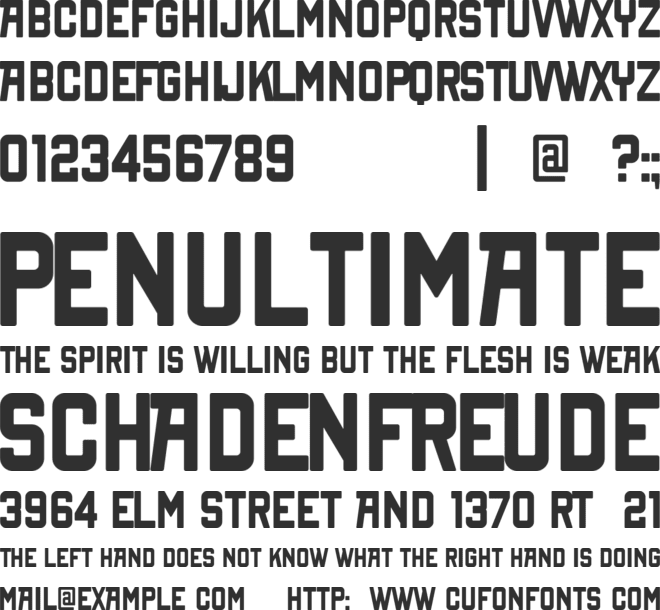 New York Line font preview