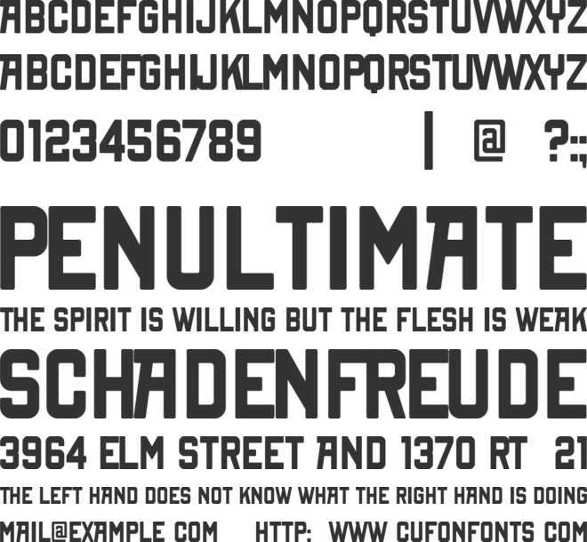 New York Line font preview