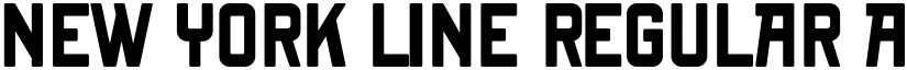 New York Line Regular font