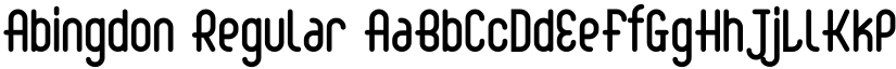 Abingdon Regular font