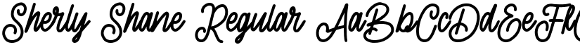 Sherly Shane Regular font