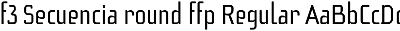 f3 Secuencia round ffp Regular font