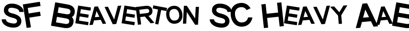 SF Beaverton SC Heavy font