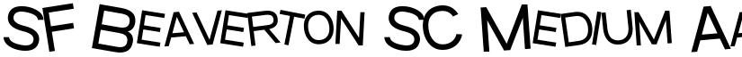 SF Beaverton SC Medium font