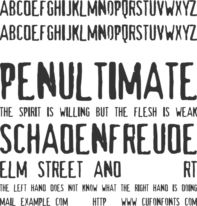 maldita font preview