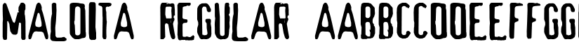 maldita Regular font