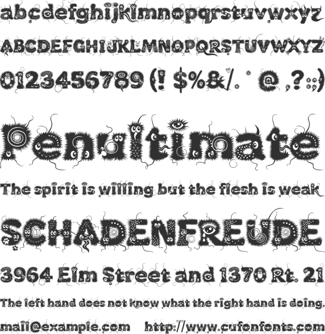 Kingthings Lupine font preview
