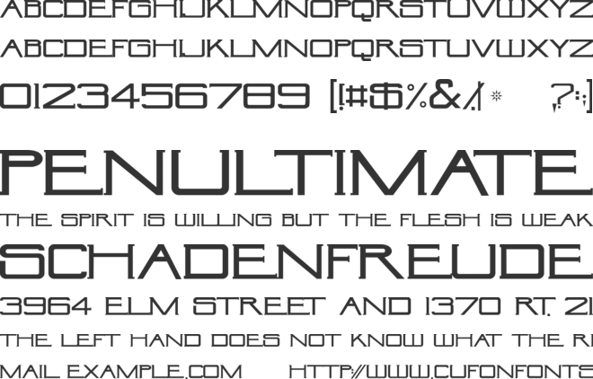 CultLove font preview