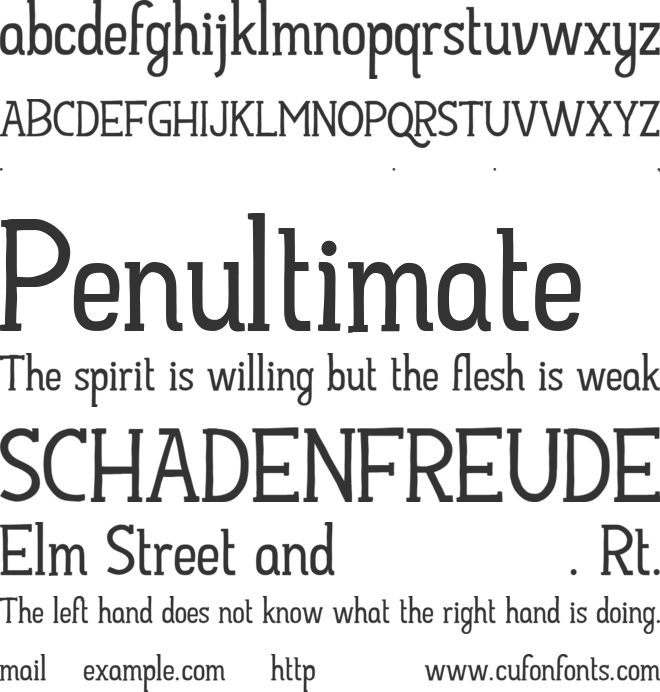 Hayyu Kaget font preview