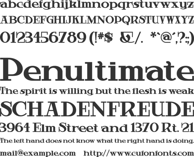 HardlyWorthit font preview