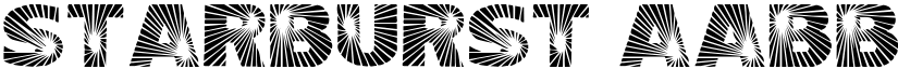 Starburst font